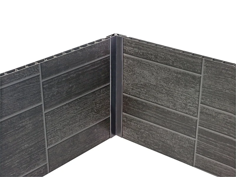 Profil d'angle en PVC pour lambris 8 mm épais
