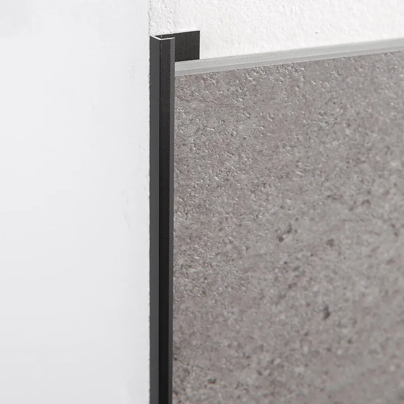 Profil de finition de départ aluminium