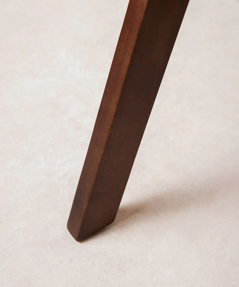 Silla de Comedor en Madera y Ratán con Reposabrazos Chiara Arms