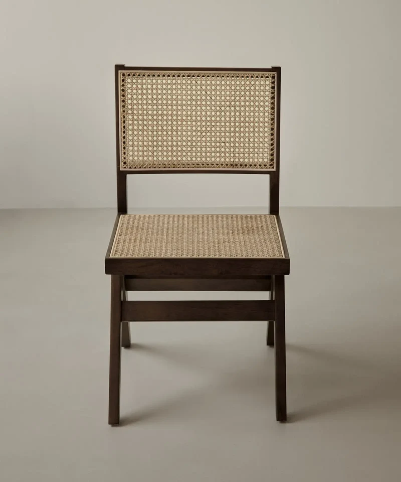 Silla de Comedor en Madera y Ratán Chiara