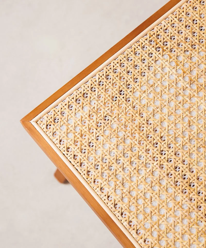 Silla de Comedor en Madera y Ratán Chiara