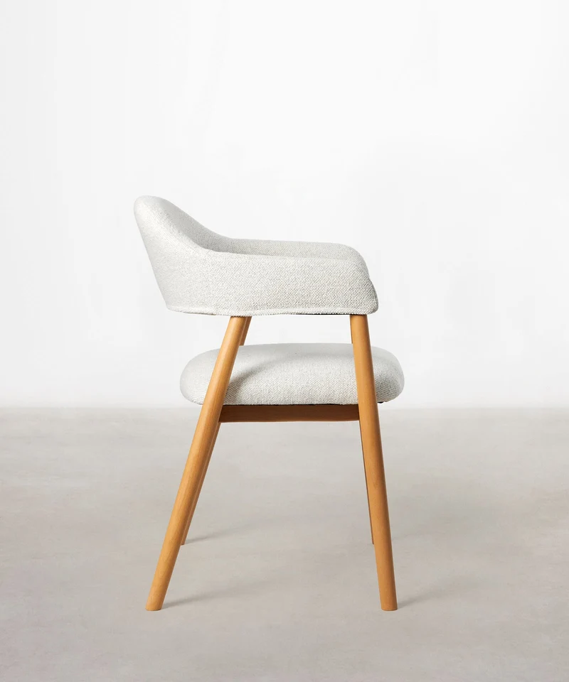 Silla de Comedor en Metal Tapizada Tesa