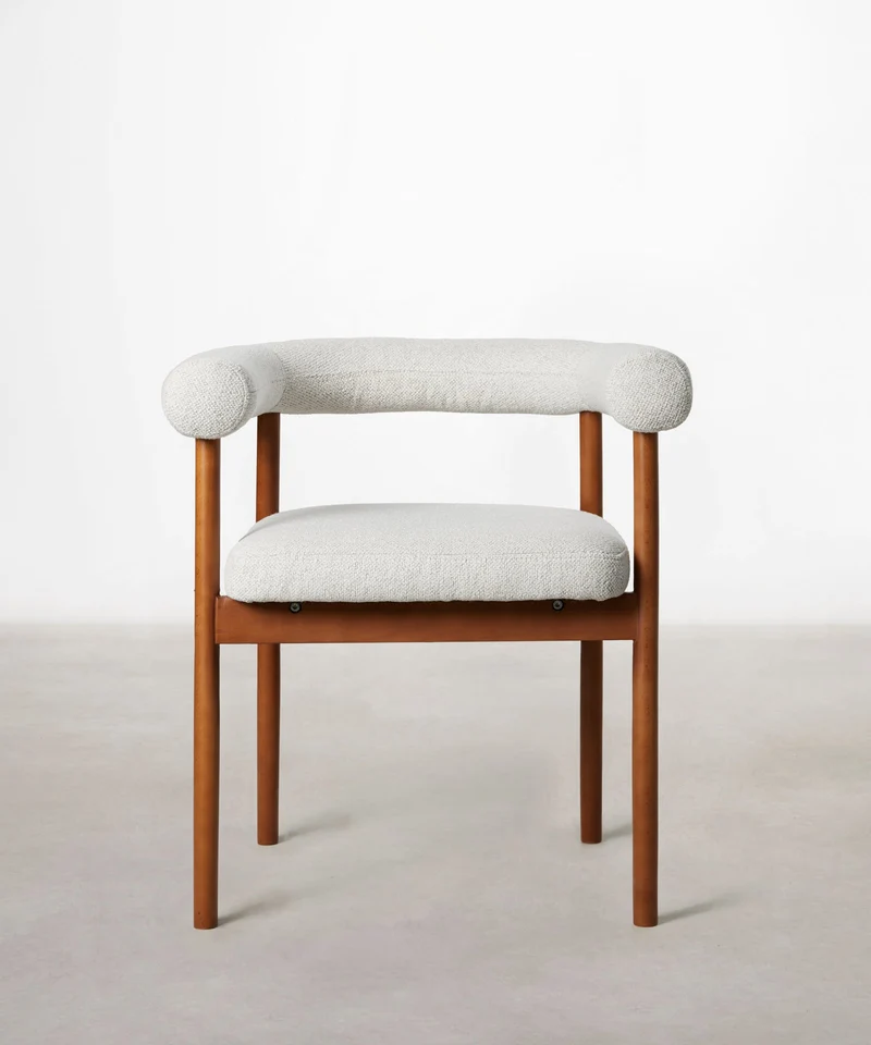 Silla de Comedor en Madera y Tapizada Sparks