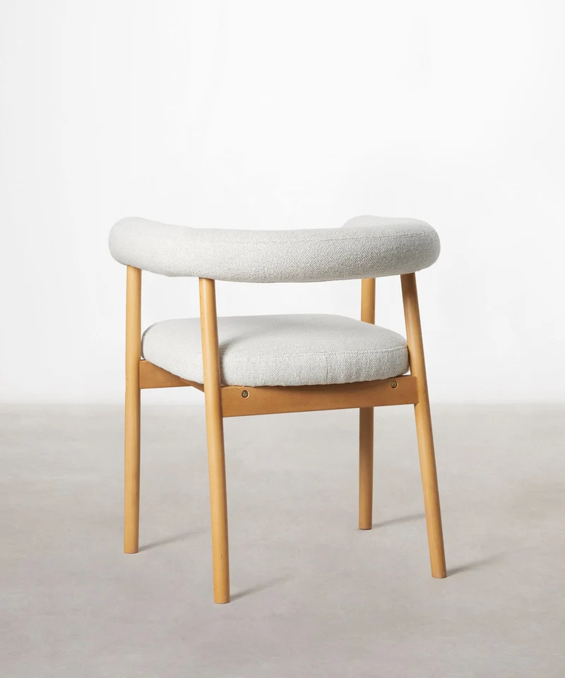 Silla de Comedor en Madera y Tapizada Sparks