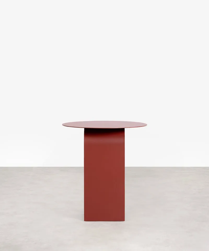 Mesita auxiliar de metal Terra (38x43 cm)