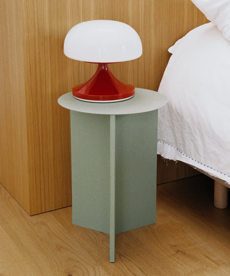 Mesita auxiliar de metal Aiden (47x35 cm)