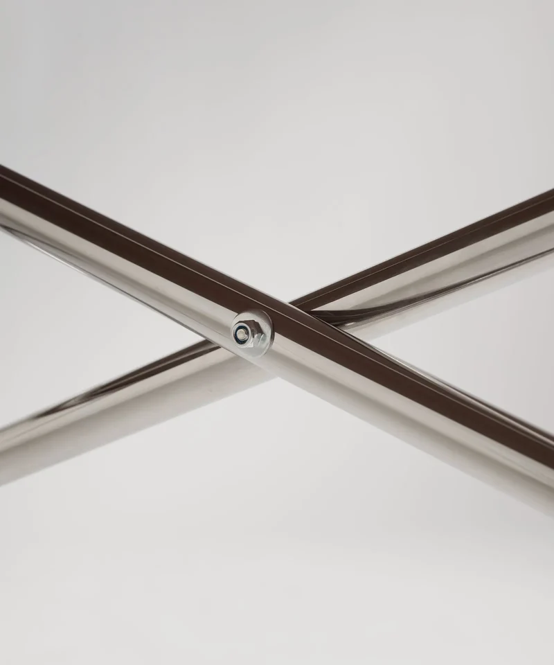 Mesa de Comedor Rectangular en Madera y Metal Minel (160x80cm)