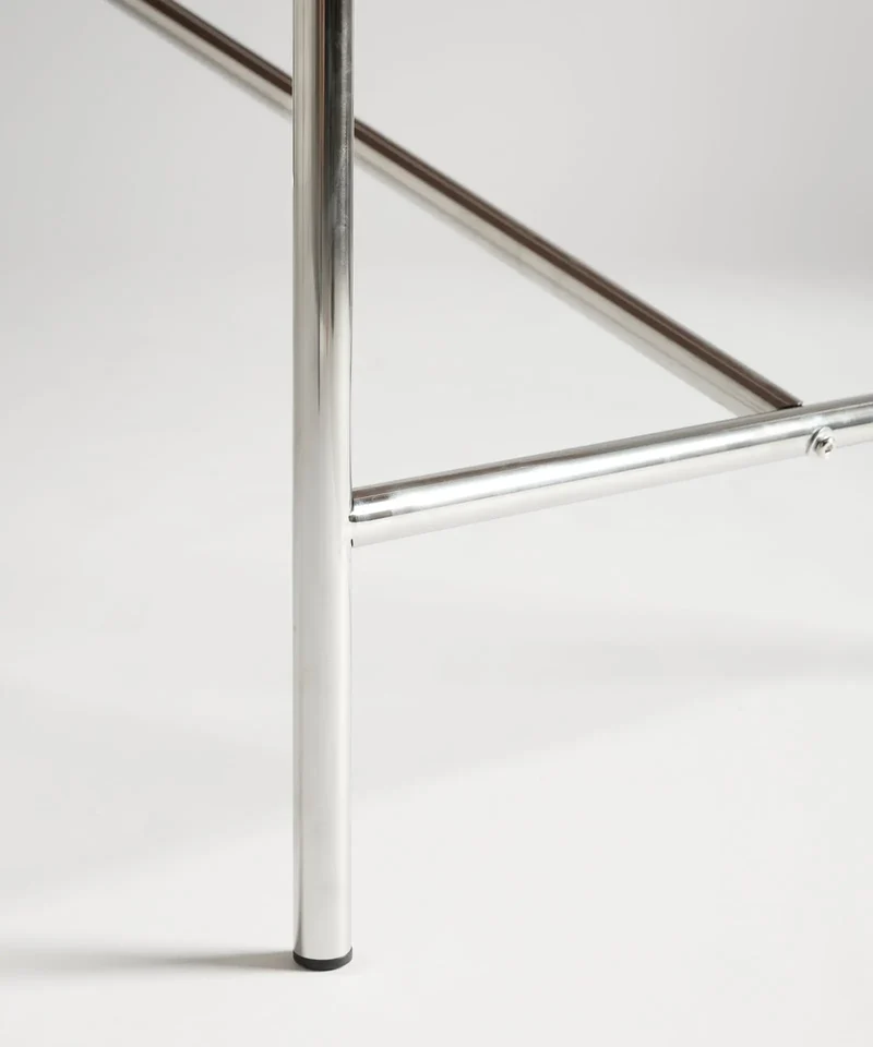 Mesa de Comedor Rectangular en Madera y Metal Minel (160x80cm)