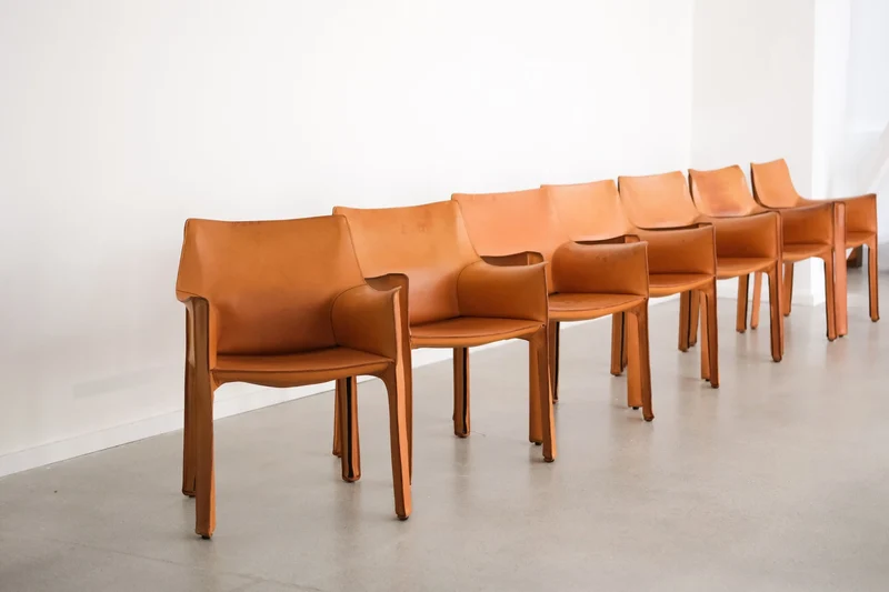 Cab 413 by Mario Bellini for Cassina — Set of 7