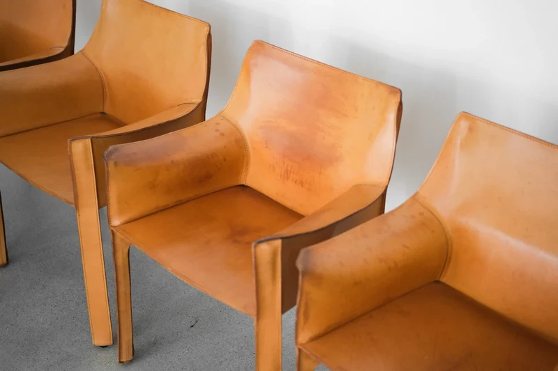 Cab 413 by Mario Bellini for Cassina — Set of 7