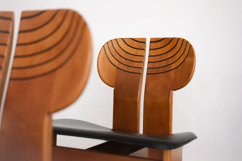 Africa Dining Chairs by Afra & Tobia Scarpa for Maxalto (Set of 6)
