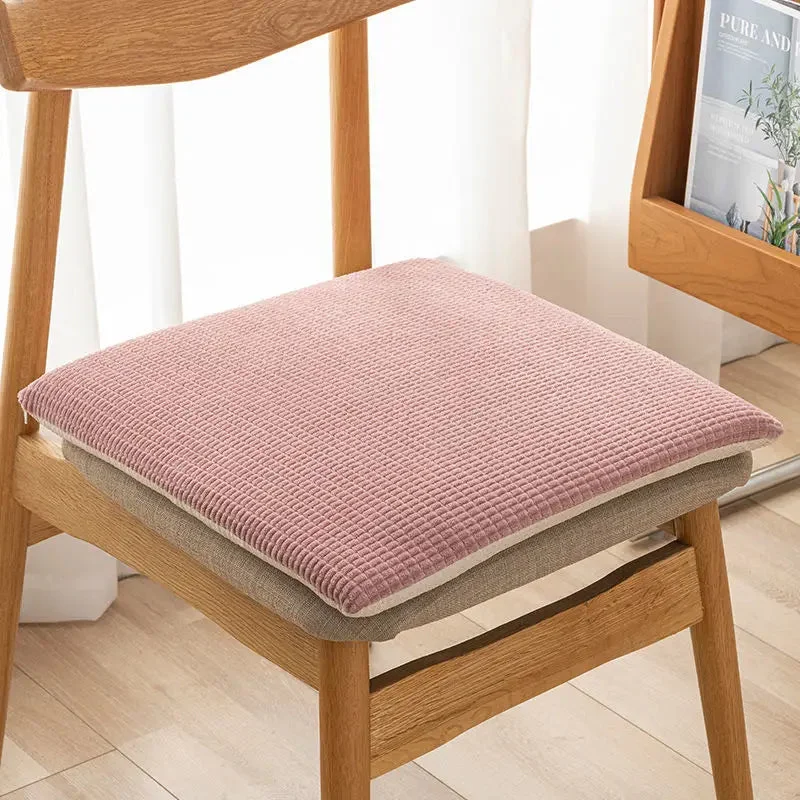 Galette de Chaise 50x50 Rose poudré