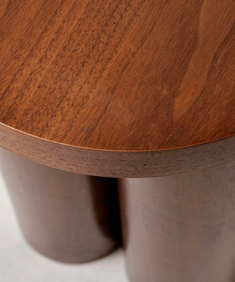 Mesita auxiliar de madera Arvin (50x40 cm)