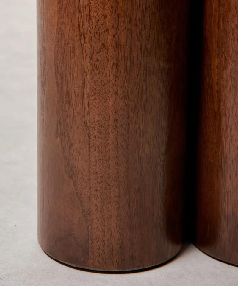 Mesita auxiliar de madera Arvin (50x40 cm)