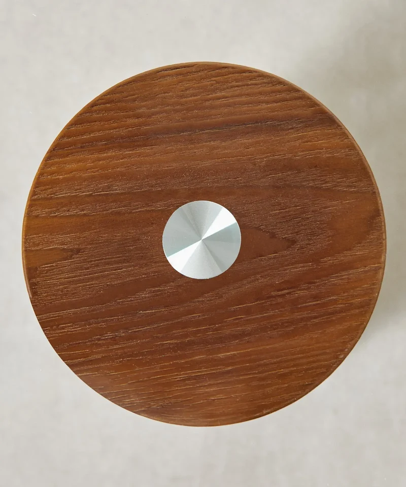 Mesa de Centro Redonda en Cristal Nora (80 cm)