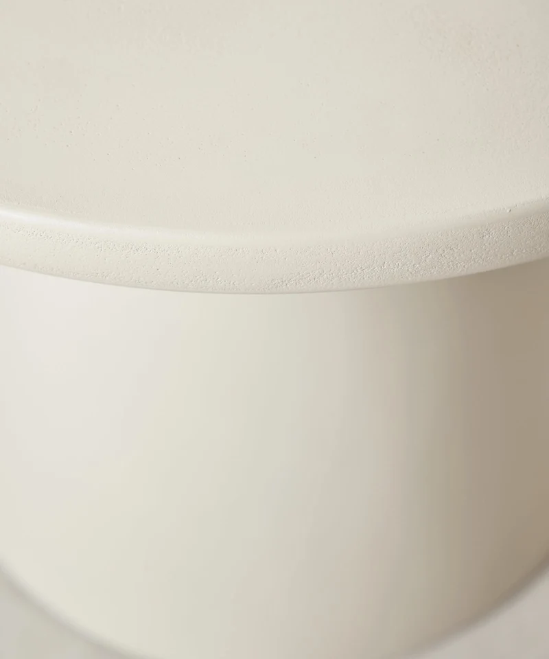 Mesa de Centro Redonda en Microcemento Hera (80 cm)