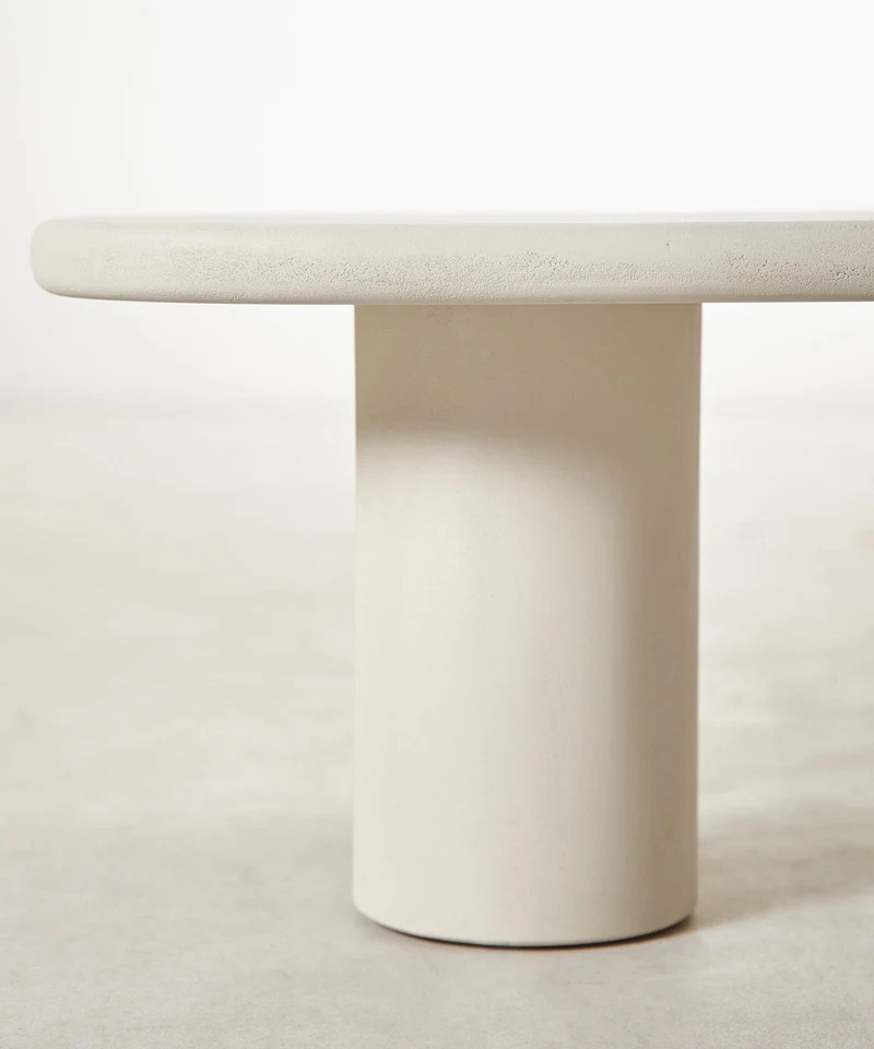 Mesa de Centro Alargada en Microcemento Sira (120 cm)