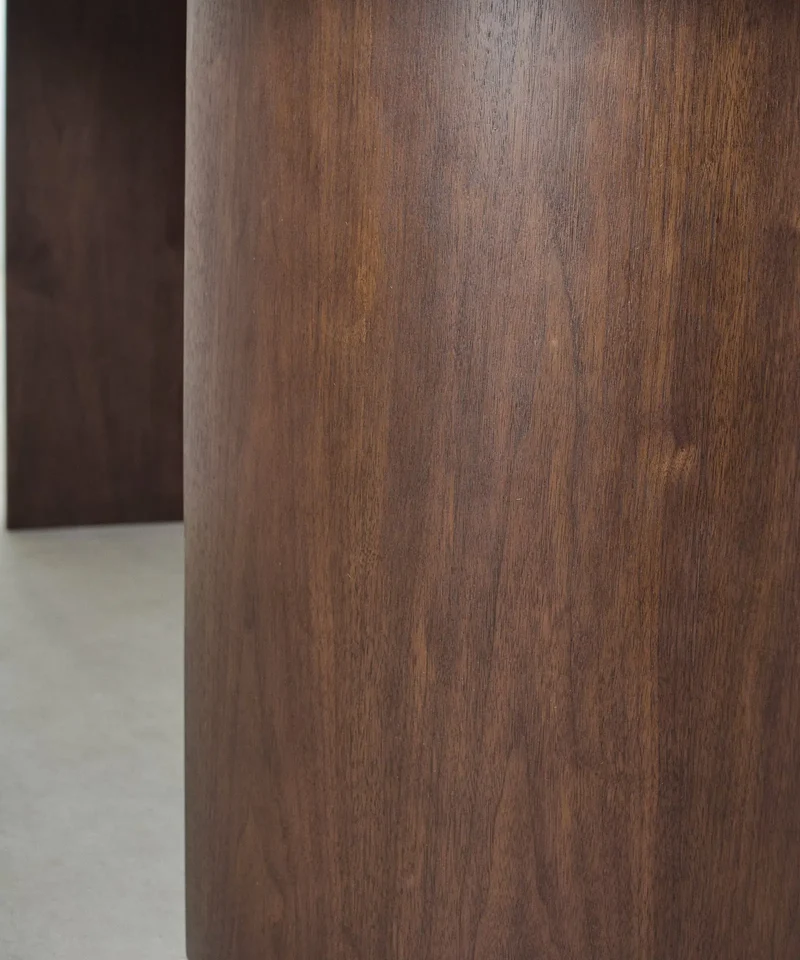 Mesa de Comedor Ovalada de Madera Lily (200 x 100 cm)
