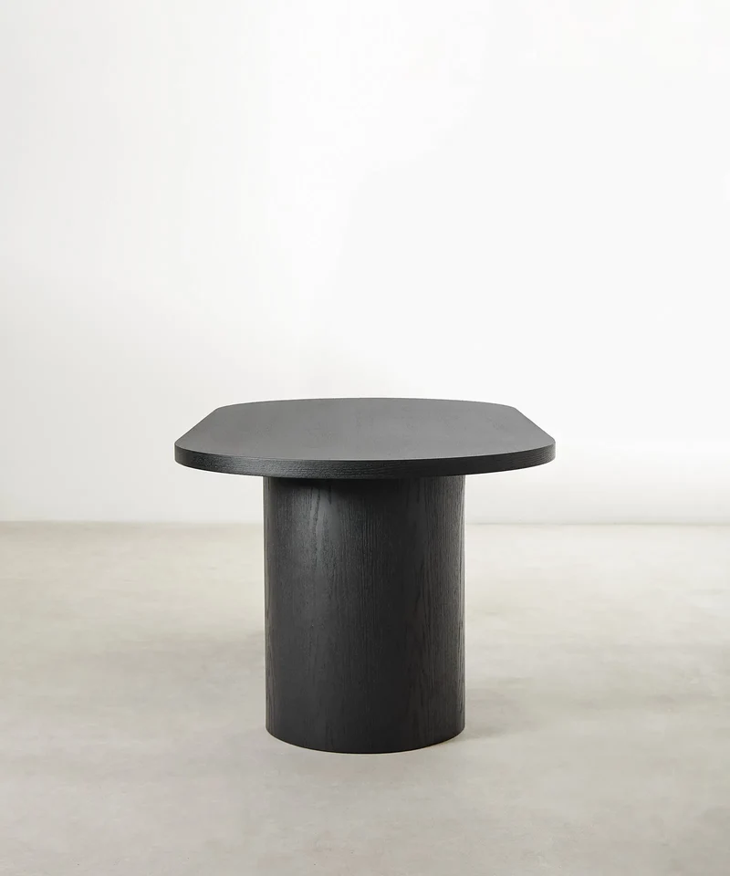 Mesa de Comedor Ovalada de Madera Lily (200 x 100 cm)