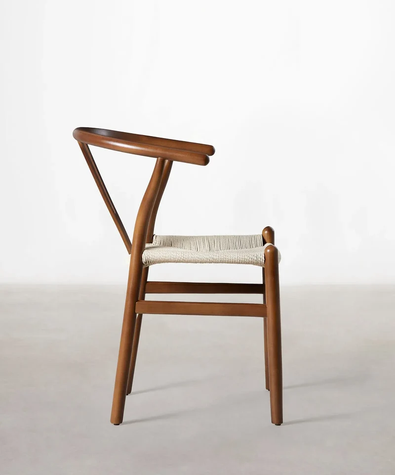 Silla de Madera y Cuerda Trenzada Uish
