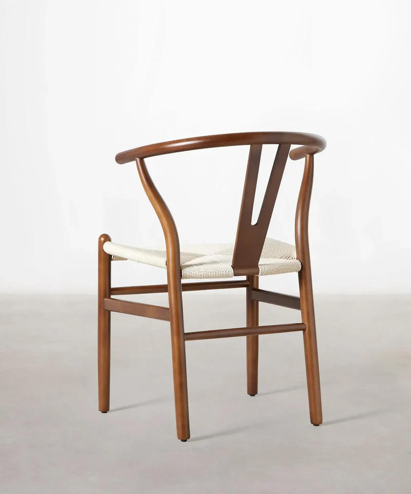 Silla de Madera y Cuerda Trenzada Uish