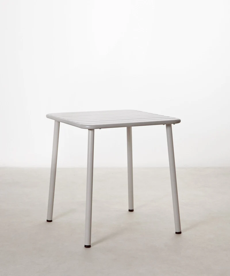 Mesa exterior de metal cuadrada Brisa (70x70 cm)