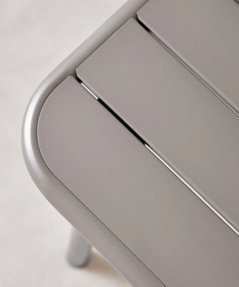 Mesa exterior de metal cuadrada Brisa (70x70 cm)