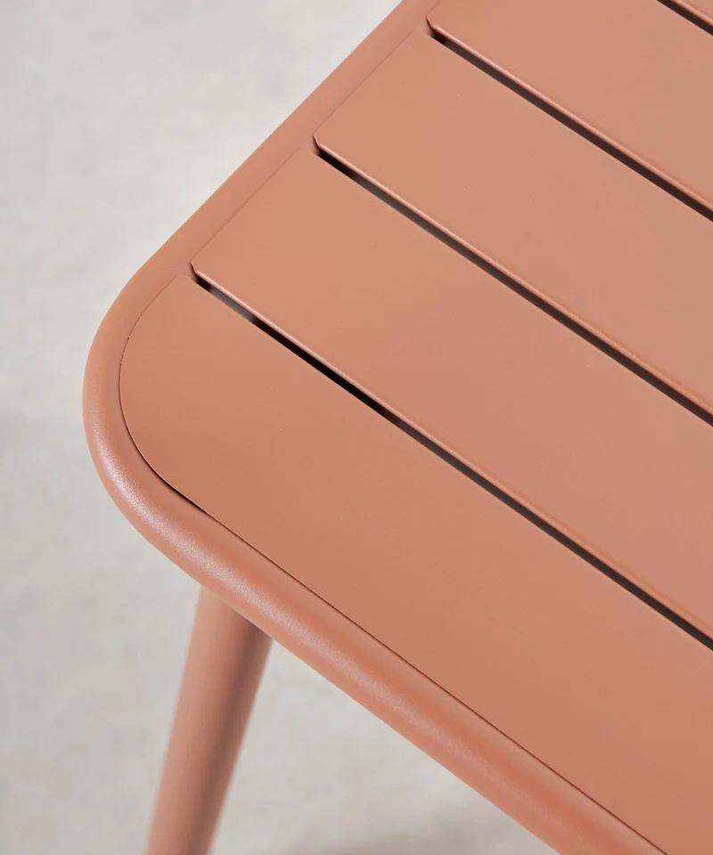 Mesa exterior de metal alargada Sora (140x70 cm)