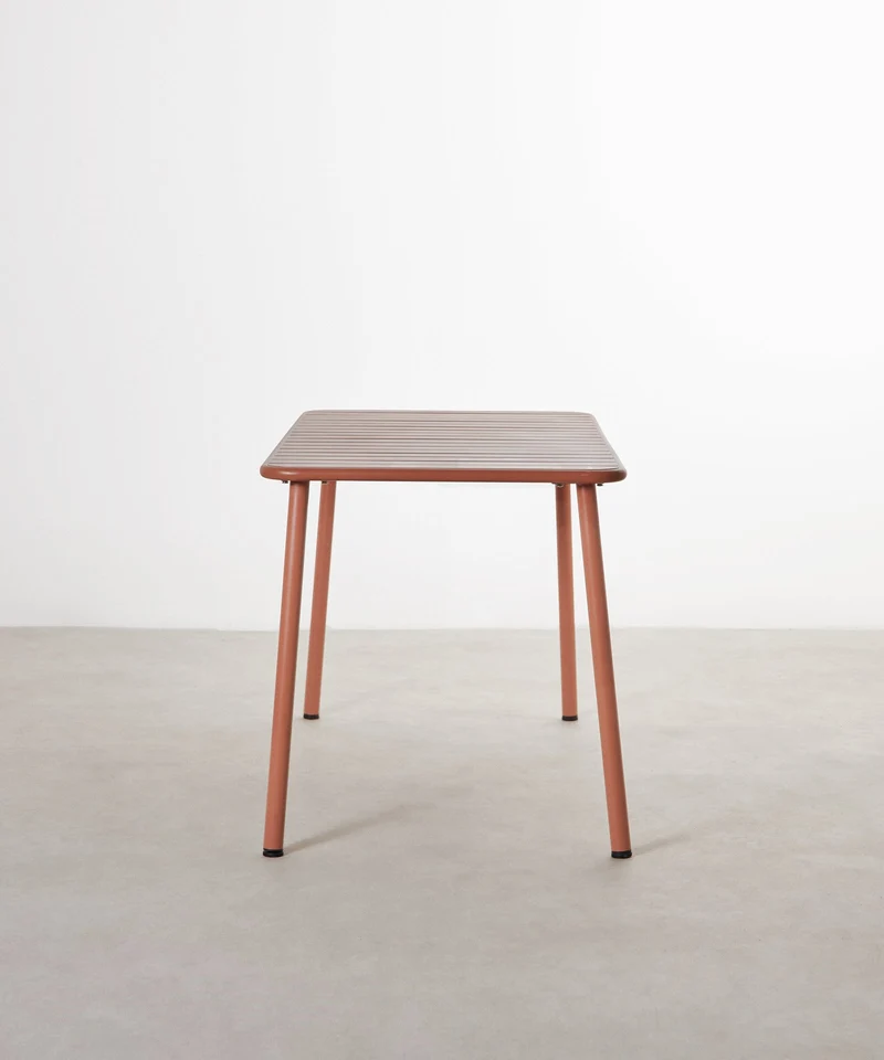 Mesa exterior de metal alargada Sora (140x70 cm)