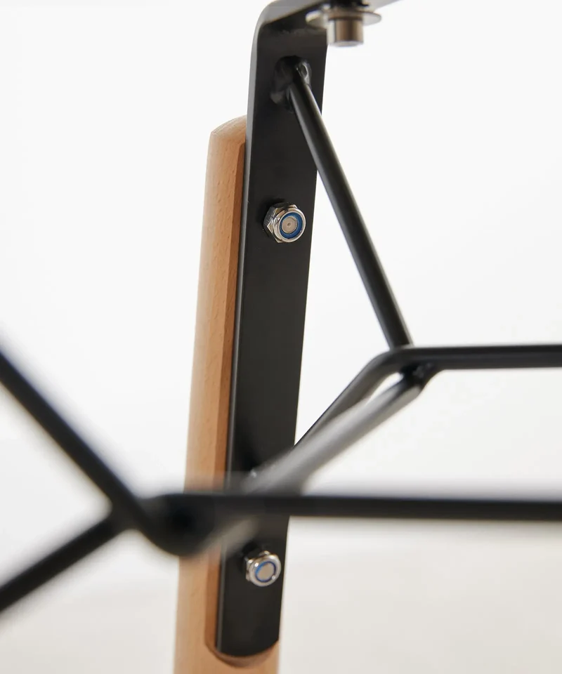 Taburete de Polipropileno y Madera Elon