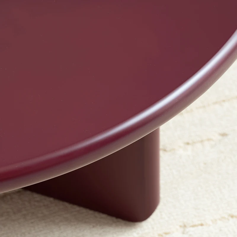 Table basse mate ronde Aine [80 cm]