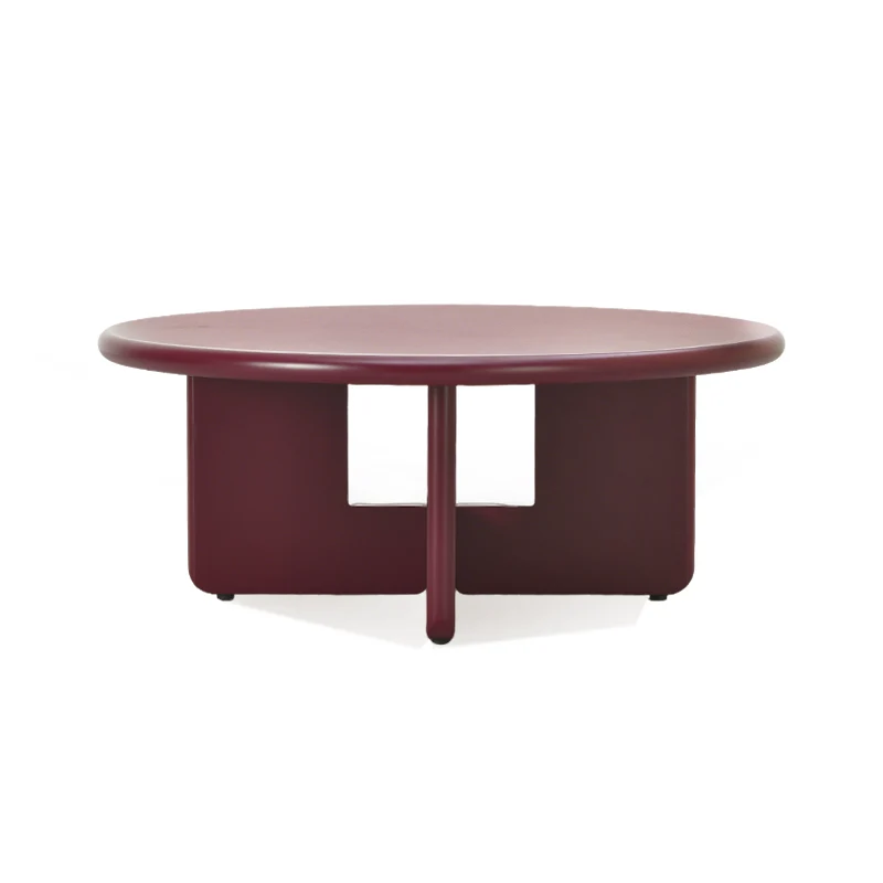 Table basse mate ronde Aine [80 cm]