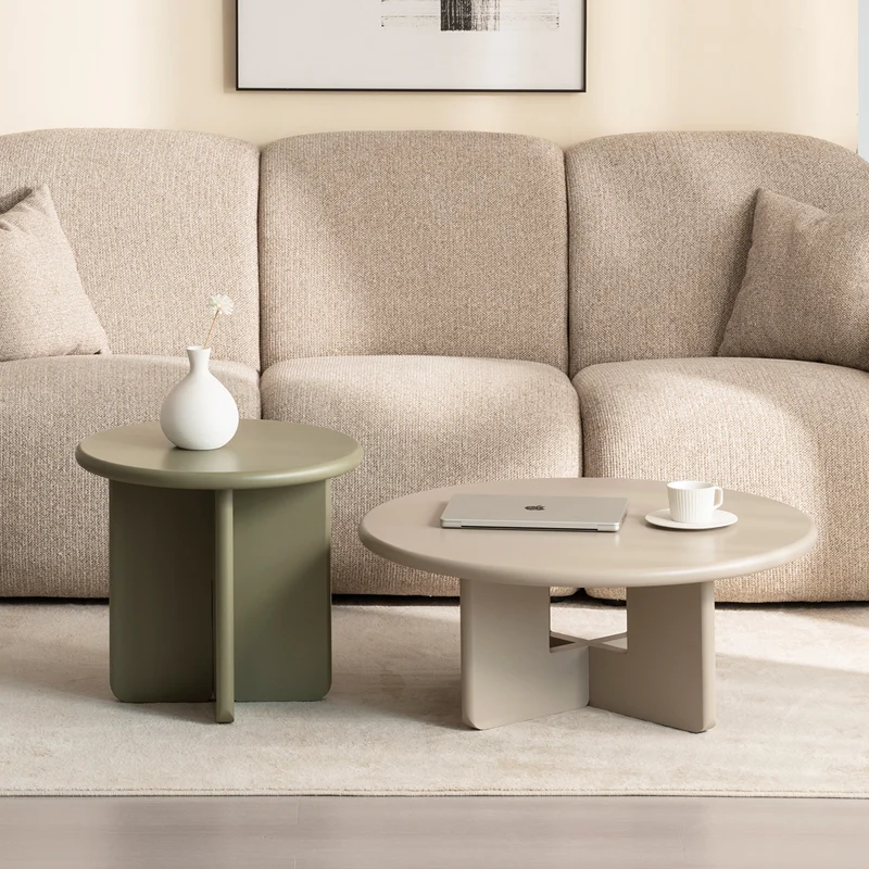 Table d'appoint ronde Chelsea [Vert] [50 cm]