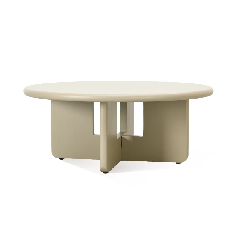 Table basse mate ronde Aine [80 cm]