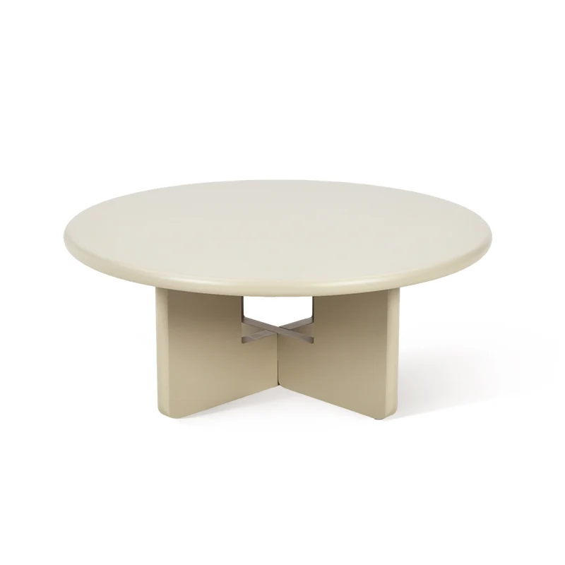 Table basse mate ronde Aine [80 cm]