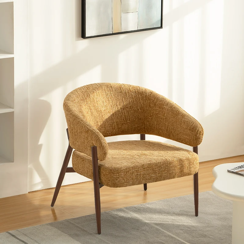 Fauteuil de salon Quinn [Tissu effet lin]
