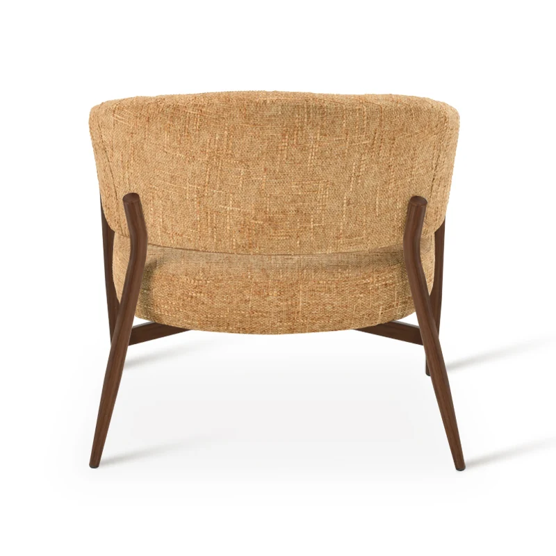 Fauteuil de salon Quinn [Tissu effet lin]