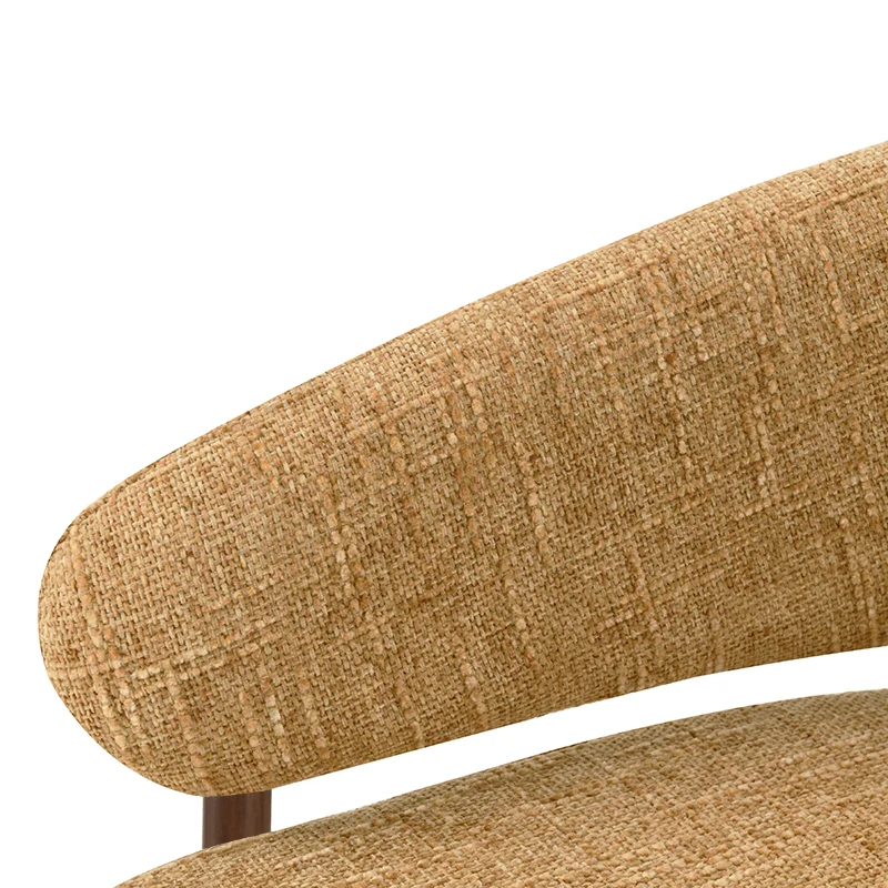 Fauteuil de salon Quinn [Tissu effet lin]