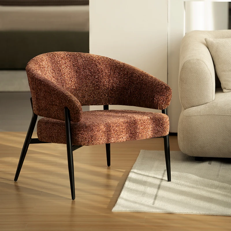 Fauteuil de salon Quinn [Tissu effet lin]