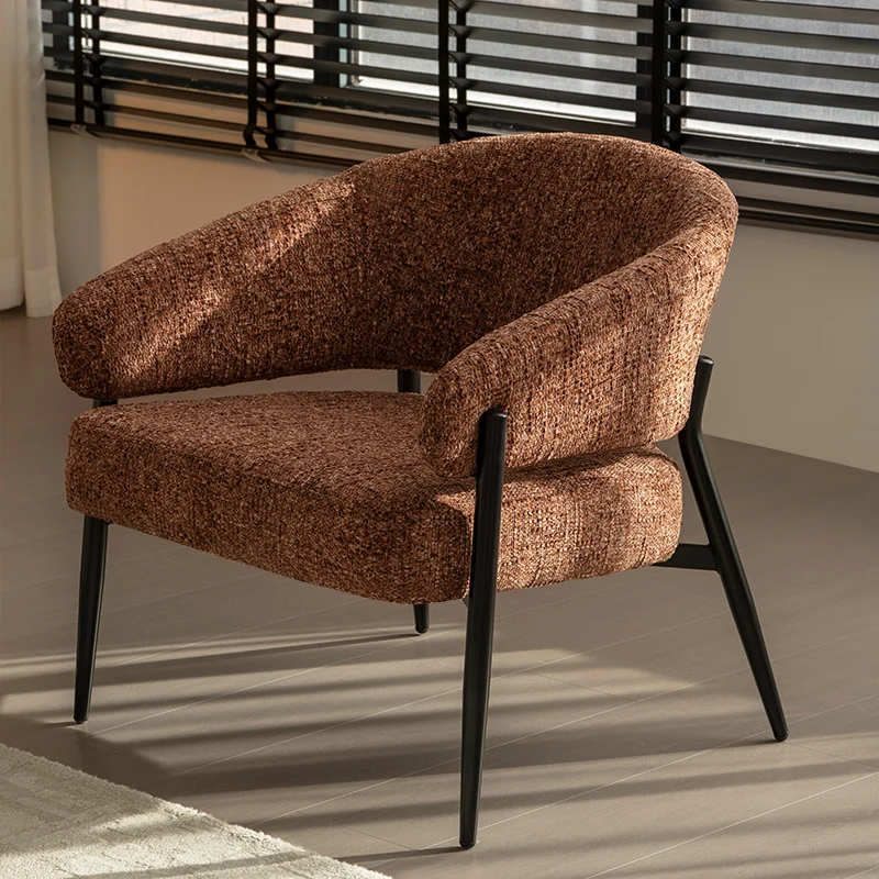 Fauteuil de salon Quinn [Tissu effet lin]