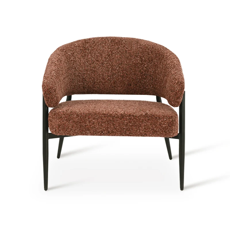 Fauteuil de salon Quinn [Tissu effet lin]
