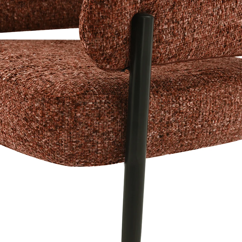 Fauteuil de salon Quinn [Tissu effet lin]