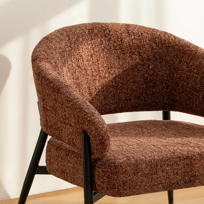 Fauteuil de salon Quinn [Tissu effet lin]