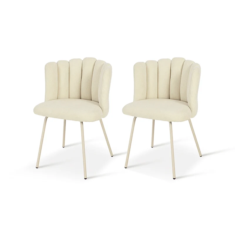 Fauteuil salle à manger Grove [Lot de 2] [Tissu effet lin]