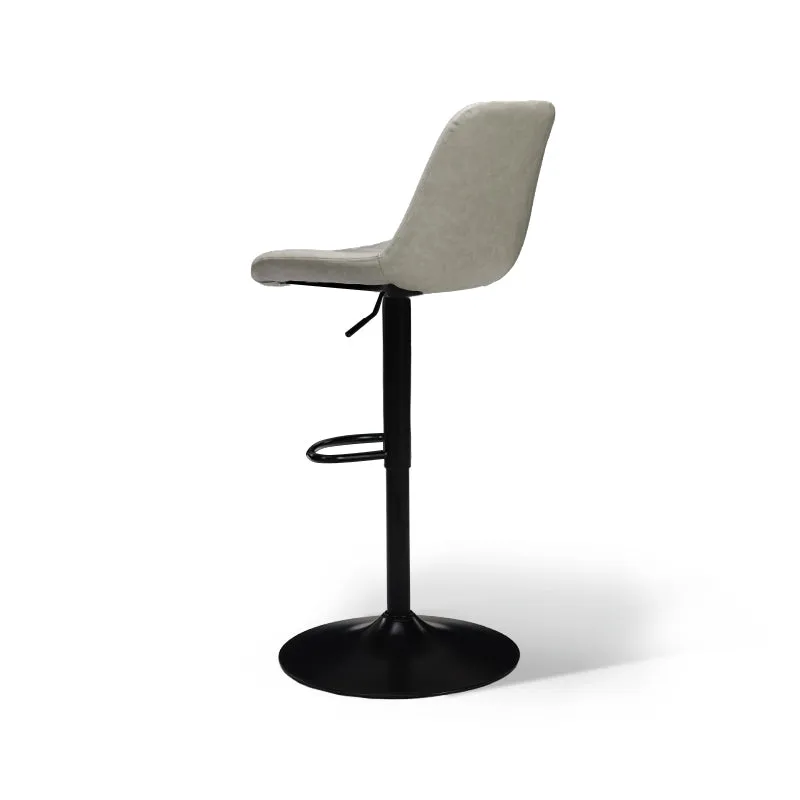 Tabouret De Bar Jarvis AH [Lot de 2] [Simili cuir] [62cm-82cm]