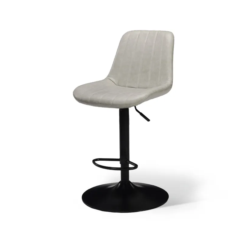 Tabouret De Bar Jarvis AH [Lot de 2] [Simili cuir] [62cm-82cm]