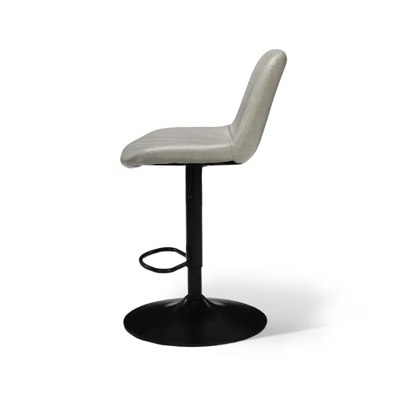 Tabouret De Bar Jarvis AH [Lot de 2] [Simili cuir] [62cm-82cm]