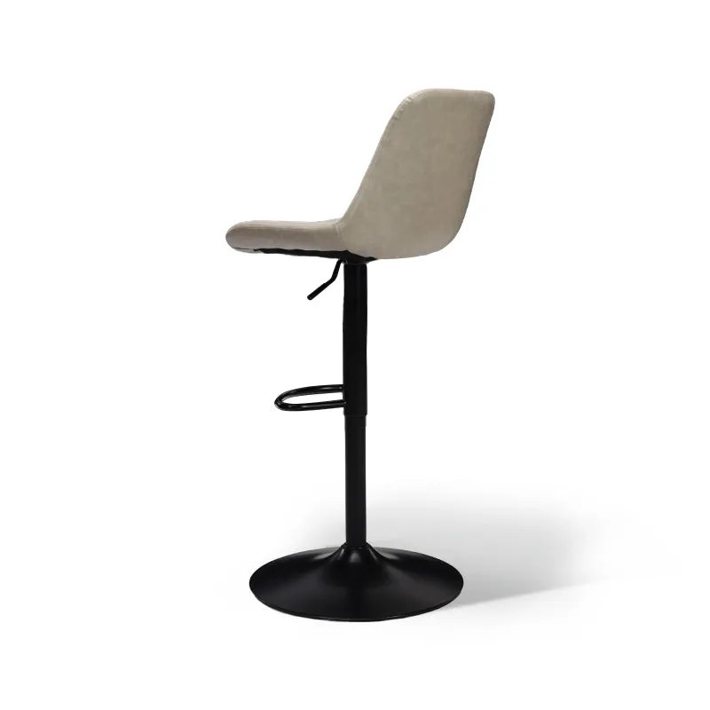 Tabouret De Bar Jarvis AH [Lot de 2] [Simili cuir] [62cm-82cm]