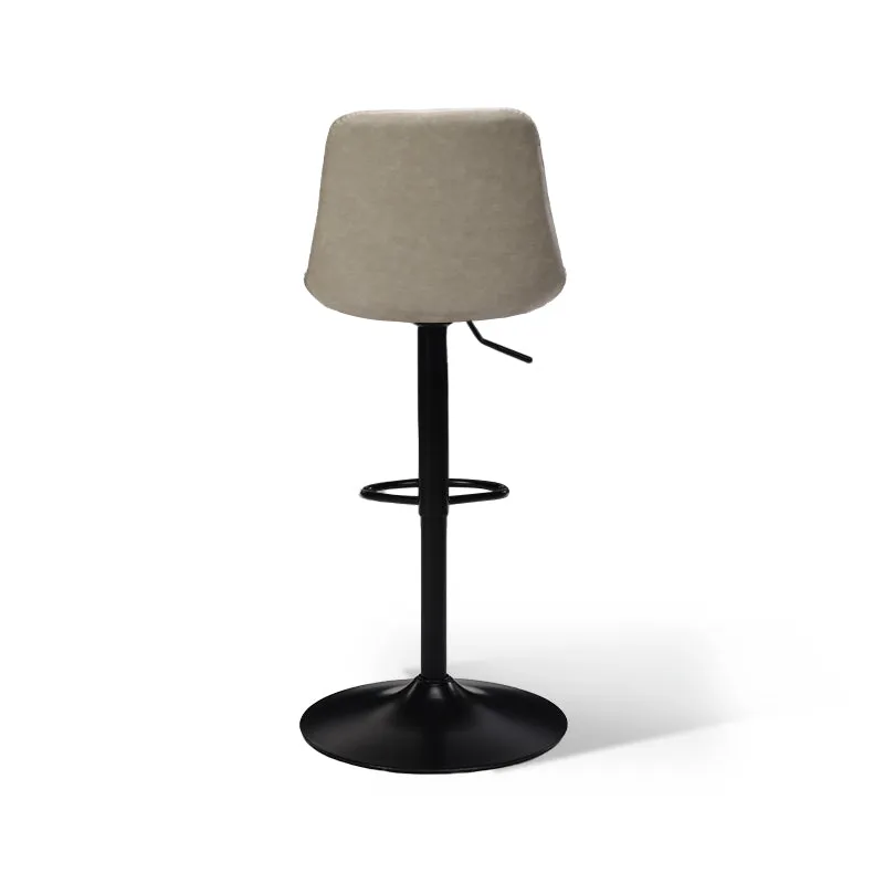 Tabouret De Bar Jarvis AH [Lot de 2] [Simili cuir] [62cm-82cm]