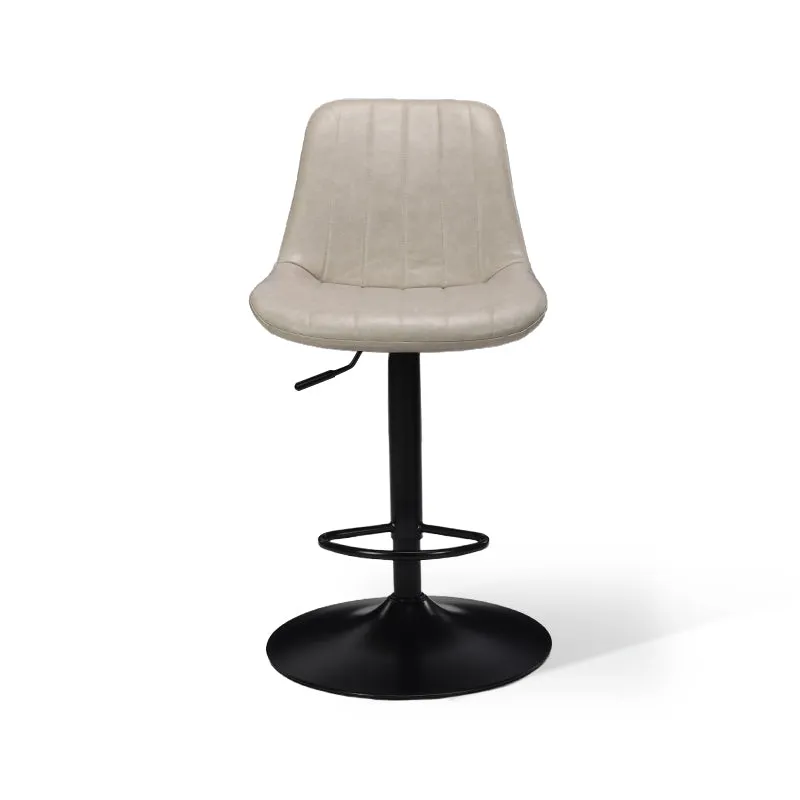 Tabouret De Bar Jarvis AH [Lot de 2] [Simili cuir] [62cm-82cm]